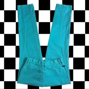 Vintage Turquoise Silverlake Wrangler Jeans
